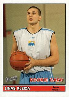 2005-06 Bazooka - Minis #196 Linas Kleiza Front