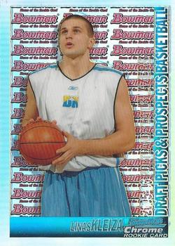 2005-06 Bowman - Chrome Refractors #144 Linas Kleiza Front