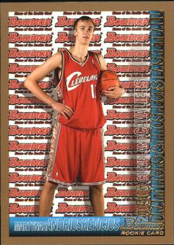 2005-06 Bowman - Gold #131 Martynas Andriuskevicius Front