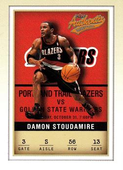 2001-02 Fleer Authentix #56 Damon Stoudamire Front