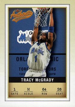 2001-02 Fleer Authentix #64 Tracy McGrady Front