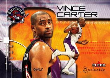 2001-02 Fleer Exclusive #105 Vince Carter Front