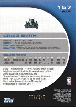 2005-06 Finest - X-Fractors #157 Craig Smith Back