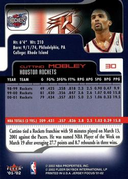 2001-02 Fleer Focus #30 Cuttino Mobley Back