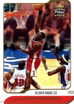 2001-02 Fleer Focus #68 Nazr Mohammed Front