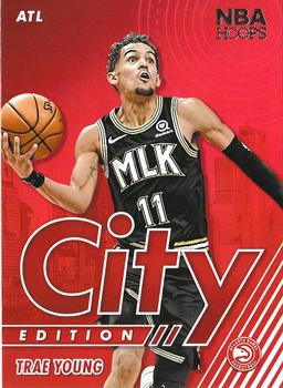 2021-22 Hoops - City Edition #25 Trae Young Front