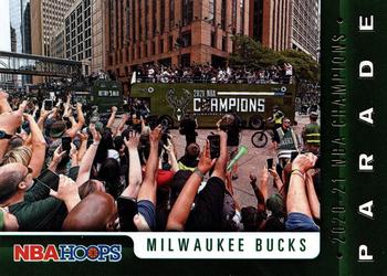 2021-22 Hoops - Parade #100 Milwaukee Bucks Front