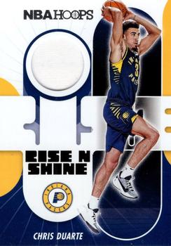 2021-22 Hoops - Rise N Shine Memorabilia #RS-CD Chris Duarte Front