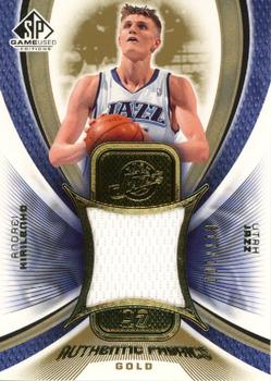 2005-06 SP Game Used - Authentic Fabrics Gold #AF-AK Andrei Kirilenko Front