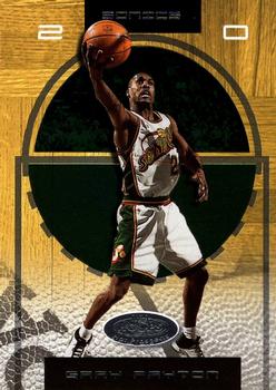 2001-02 Hoops Hot Prospects #30 Gary Payton Front