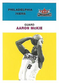 2001-02 Fleer Platinum #58 Aaron McKie Front