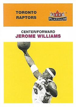 2001-02 Fleer Platinum #78 Jerome Williams Front