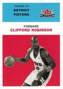 2001-02 Fleer Platinum #139 Clifford Robinson Front