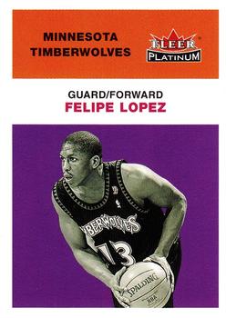 2001-02 Fleer Platinum #197 Felipe Lopez Front