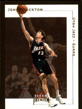 2001-02 Fleer Premium #66 John Stockton Front