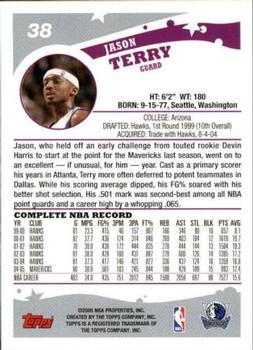 2005-06 Topps 1st Edition #38 Jason Terry Back
