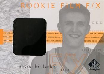 2001-02 SP Authentic #109 Andrei Kirilenko Front