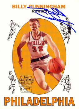 2005-06 Topps 1952 Style - All-Time Fan Favorites Autographs #FFA-BCU Billy Cunningham Front