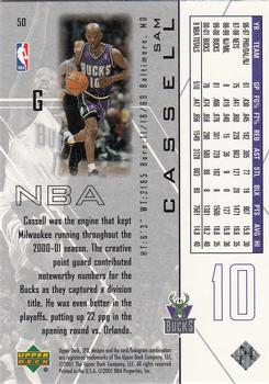 2001-02 SPx #50 Sam Cassell Back