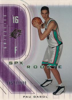 2001-02 SPx #140 Pau Gasol Front