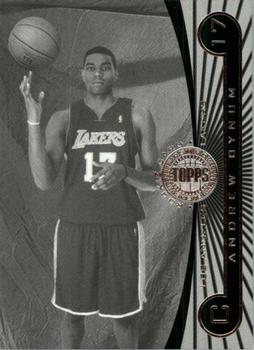 2005-06 Topps First Row - Black and White #121 Andrew Bynum Front