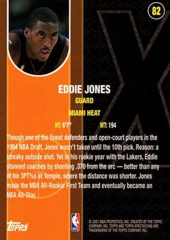 2001-02 Topps Xpectations #82 Eddie Jones Back