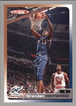 2005-06 Topps Total - Silver #91 Brendan Haywood Front