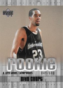 2001-02 Upper Deck Hardcourt #104c Loren Woods Front