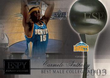 2005-06 Upper Deck ESPN - ESPY Award Winners #ESPY-CA Carmelo Anthony Front