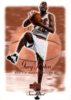2001-02 Upper Deck Sweet Shot #79 Gary Payton Front