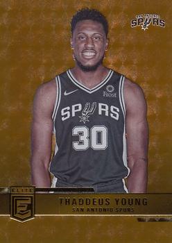 2021-22 Donruss Elite - Orange #153 Thaddeus Young Front