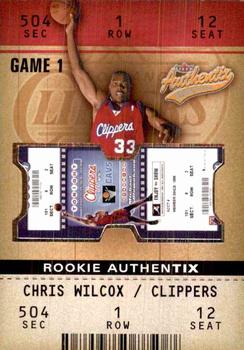 2002-03 Fleer Authentix #107 Chris Wilcox Front