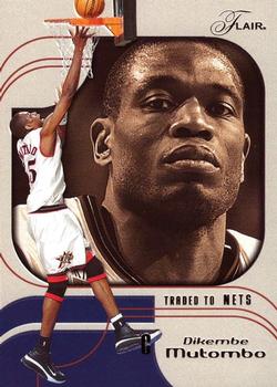 2002-03 Flair #86 Dikembe Mutombo Front