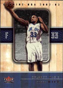 2002-03 Fleer Genuine #54 Grant Hill Front