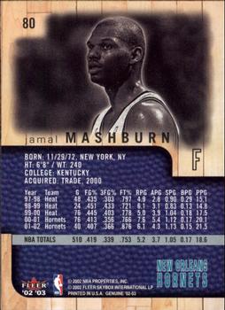 2002-03 Fleer Genuine #80 Jamal Mashburn Back