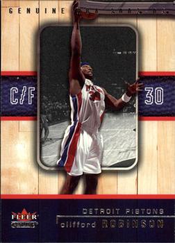 2002-03 Fleer Genuine #91 Clifford Robinson Front