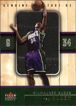 2002-03 Fleer Genuine #92 Ray Allen Front