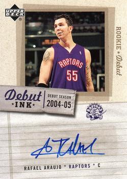 2005-06 Upper Deck Rookie Debut - Debut Ink #DI-RA Rafael Araujo Front