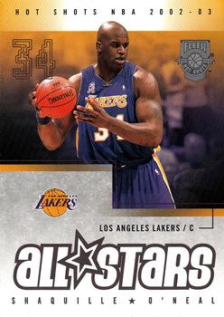 2002-03 Fleer Hot Shots #156 Shaquille O'Neal Front