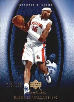 2005-06 Upper Deck Sweet Shot - Gold #28 Rasheed Wallace Front