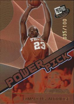 2006 Press Pass - Reflectors Proof #RP34 LaMarcus Aldridge Front