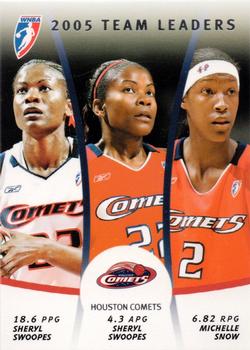 2006 Rittenhouse WNBA - Team Leaders #TL4 Sheryl Swoopes / Michelle Snow Front