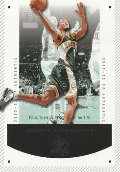 2002-03 SP Authentic #87 Rashard Lewis Front