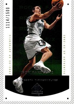 2002-03 SP Authentic #180 Igor Rakocevic Front