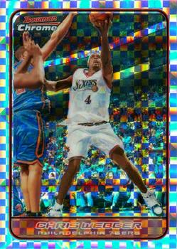 2006-07 Bowman Chrome - X-Fractors #95 Chris Webber Front