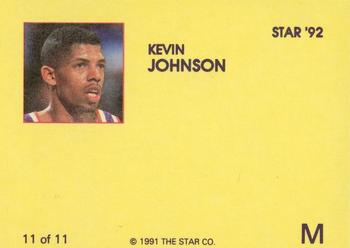 1992 Star Kevin Johnson #11 Kevin Johnson Back