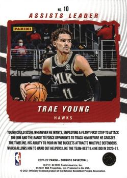 2021-22 Donruss - Production Line #10 Trae Young Back