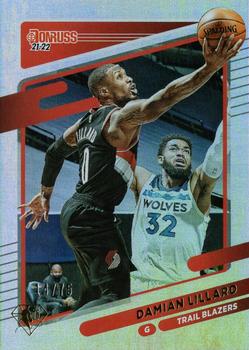 2021-22 Donruss - 75th Anniversary #96 Damian Lillard Front