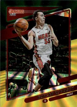 2021-22 Donruss - Holo Green and Yellow Laser #107 Duncan Robinson Front
