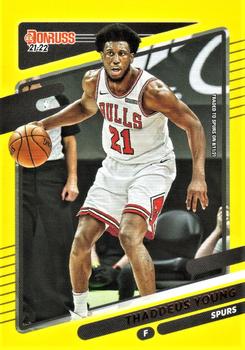 2021-22 Donruss - Yellow Flood #90 Thaddeus Young Front
